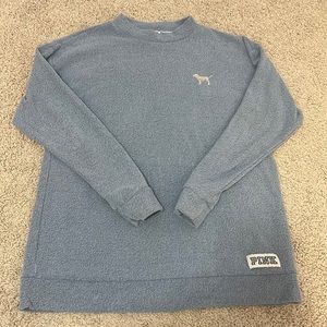 PINK Towel Terry Sweatshirt